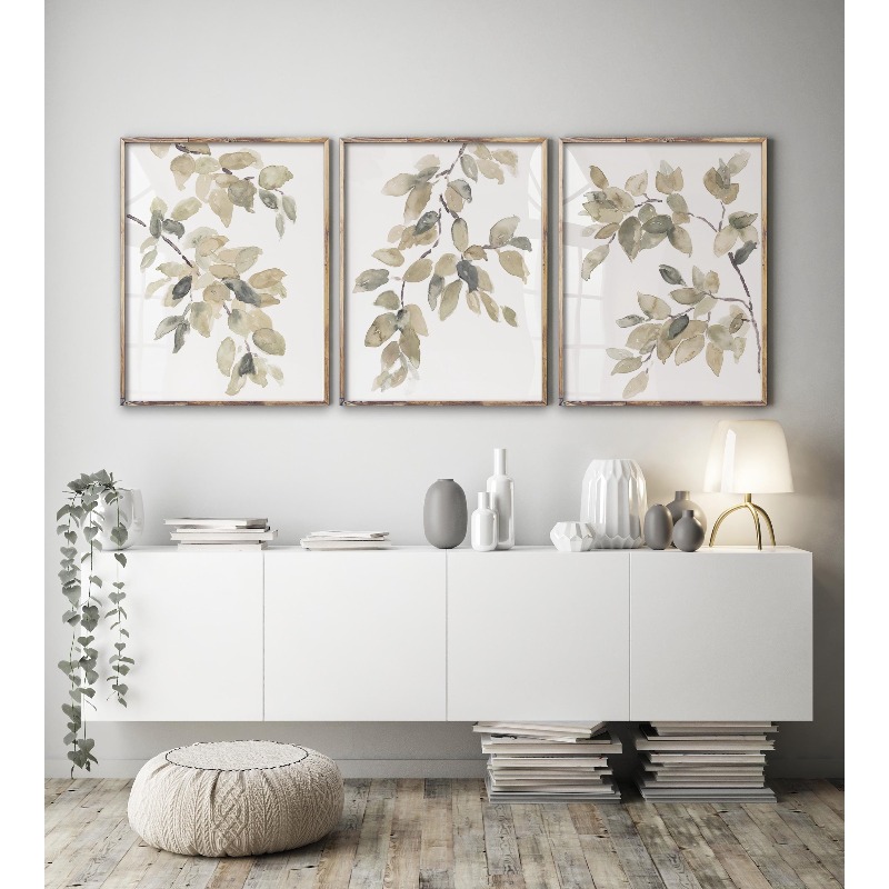 Home Decor Mod - 3pcs frameless Canvas Painting 3 Tranquil