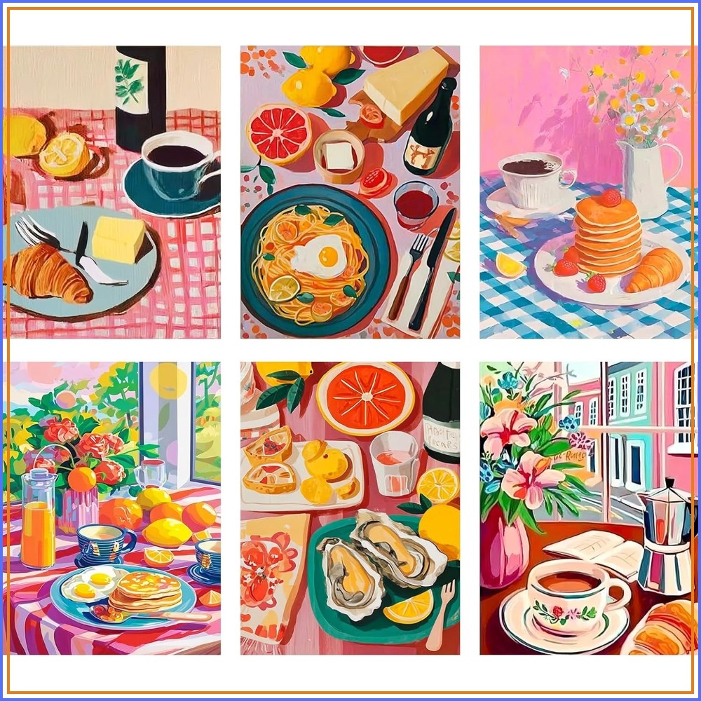 Home Decor Product - 6 Pack 5D Diamond Painting Kits