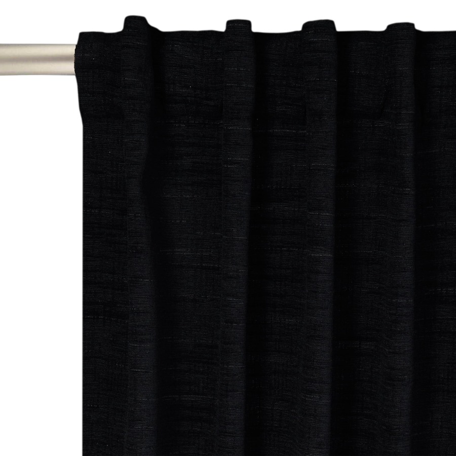 Blackout Curtains - Textured Solid Chenille Blackout Single Curtain