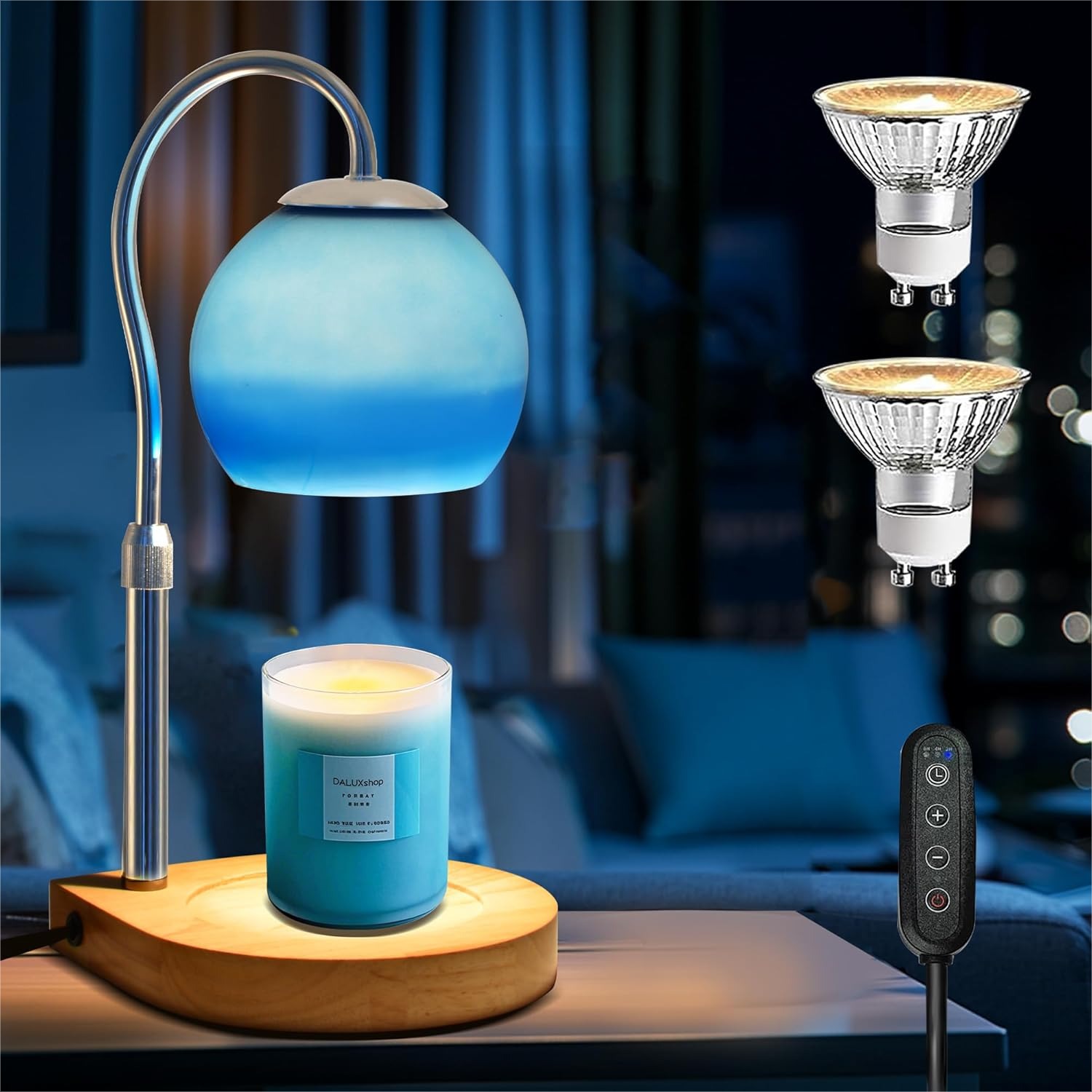 Home Decor Product - Candle Warmer Lamp with Timer 2H/4H/8H,