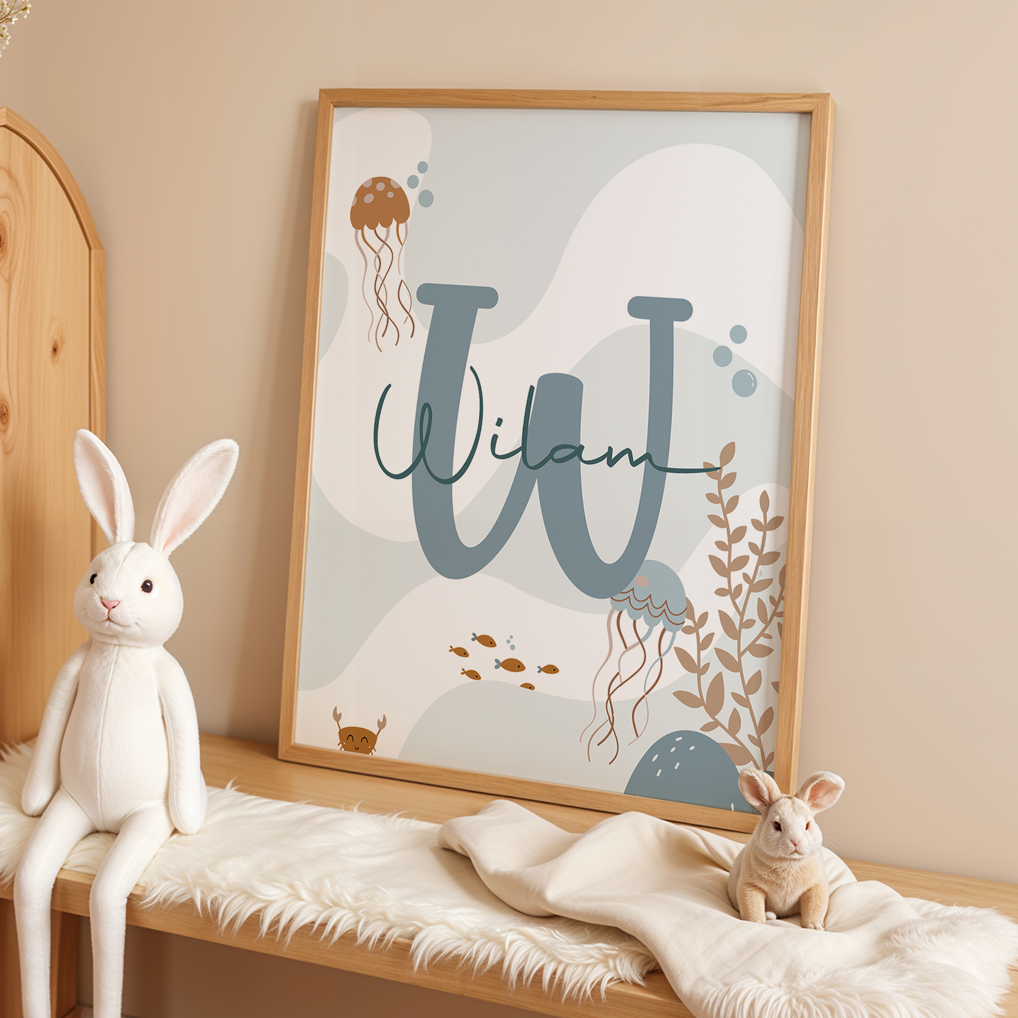 3pcs Personalized Custom Name  - Home Decor Wall Pictures 评论和价格