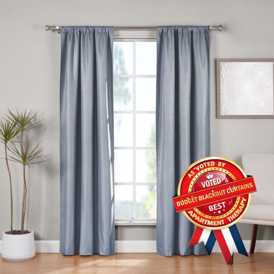 Textured 100% Blackout Indoor  - Blackout Curtains 评论和价格