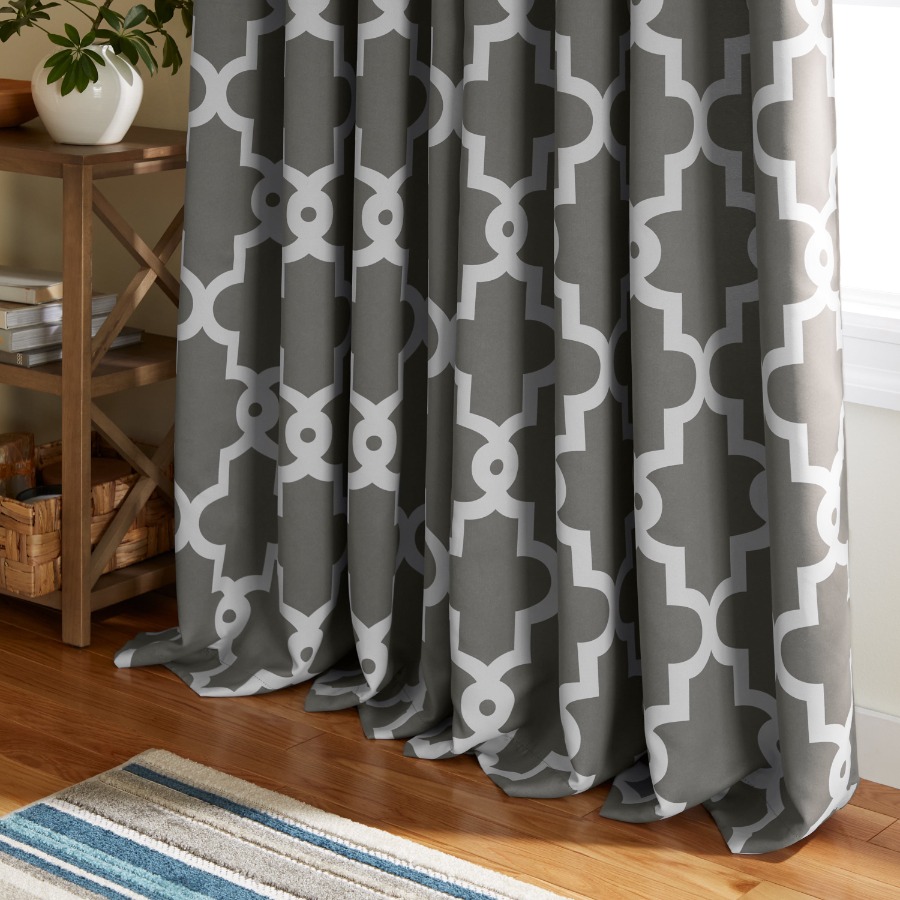EVERYDAY Ironwork Geo Trellis  - Blackout Curtains 评论和价格