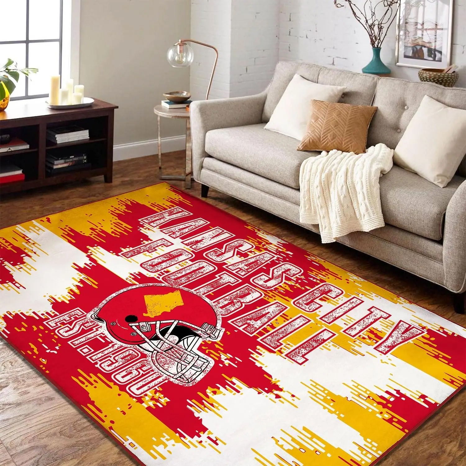 Football Team Themed Floor Mat - Home Decor Dallas 评论和价格