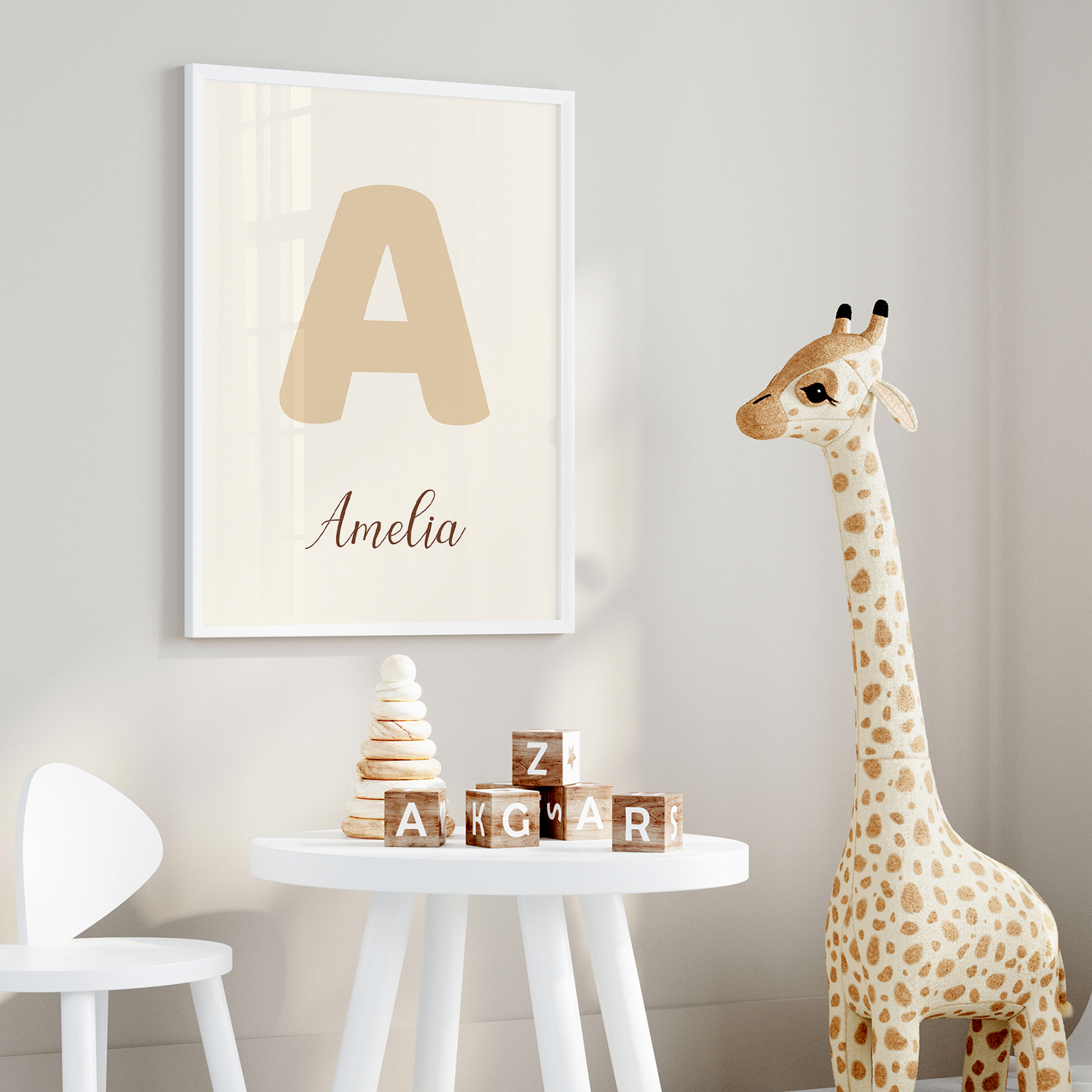 3pcs Personalized Custom Name  - Home Decor Wall Pictures 评论和价格