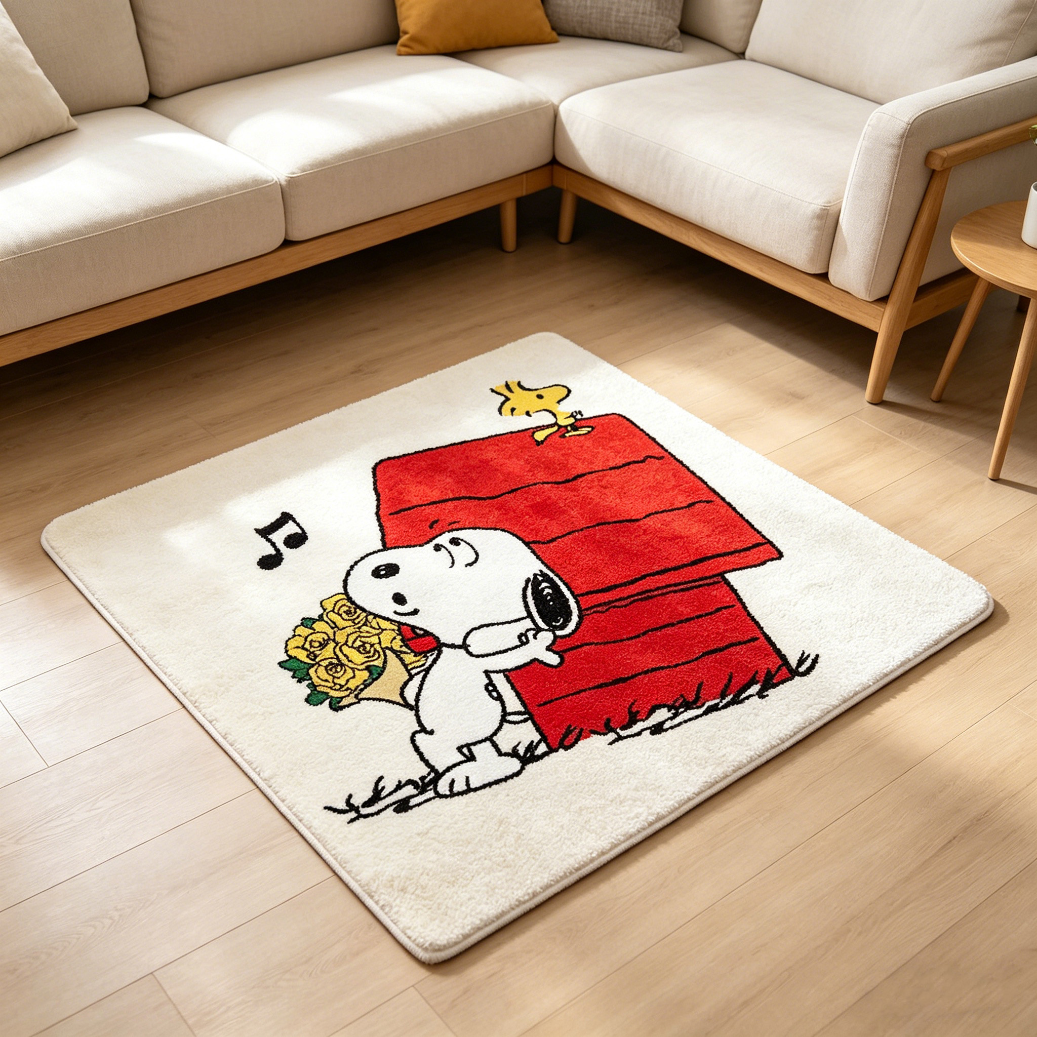Cute Cartoon Snoopy House Shap - Flooring Home Decor 评论和价格