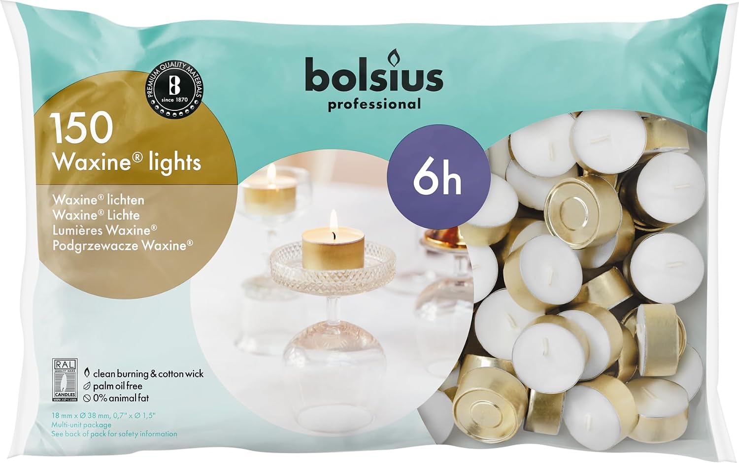 Unscented Tealight Candles 150 - Home Decor Product 评论和价格