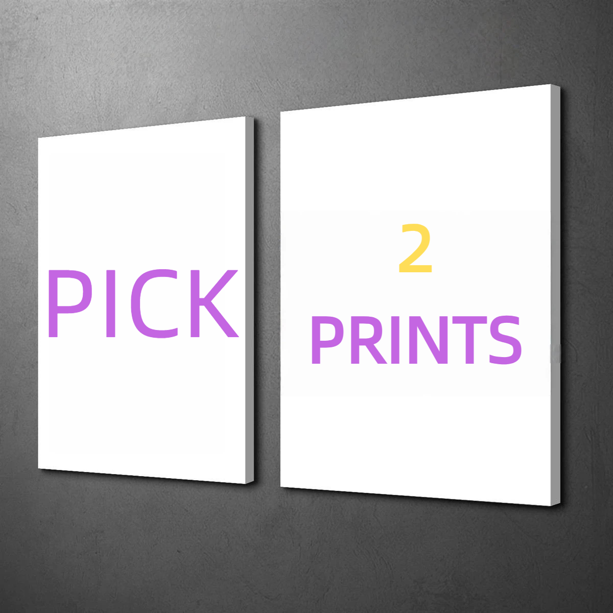 2pcs/set of custom canvas phot - Home Decor Wall Pictures 评论和价格