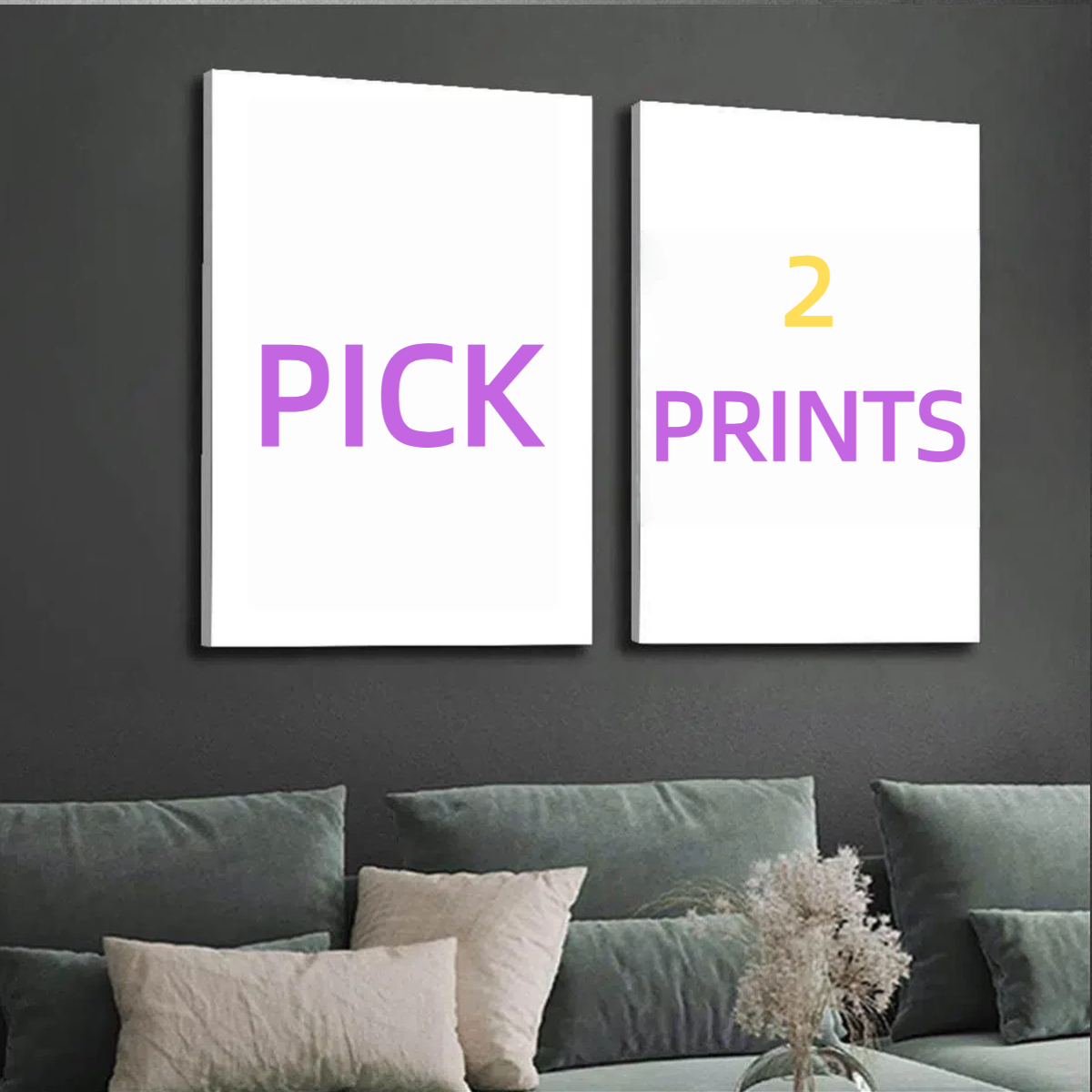 2pcs/set of custom canvas phot - Home Decor Wall Pictures 评论和价格