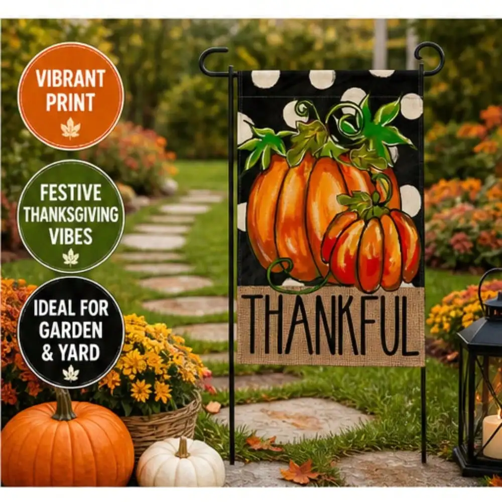 1pc, Thankful Orange Pumpkin P - Home Decor Orange 评论和价格