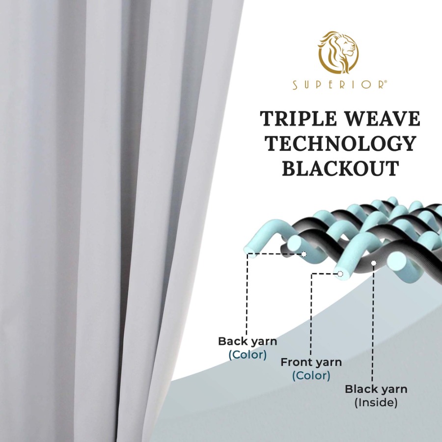 Blackout Solid Light Filtering - Blackout Curtains 评论和价格
