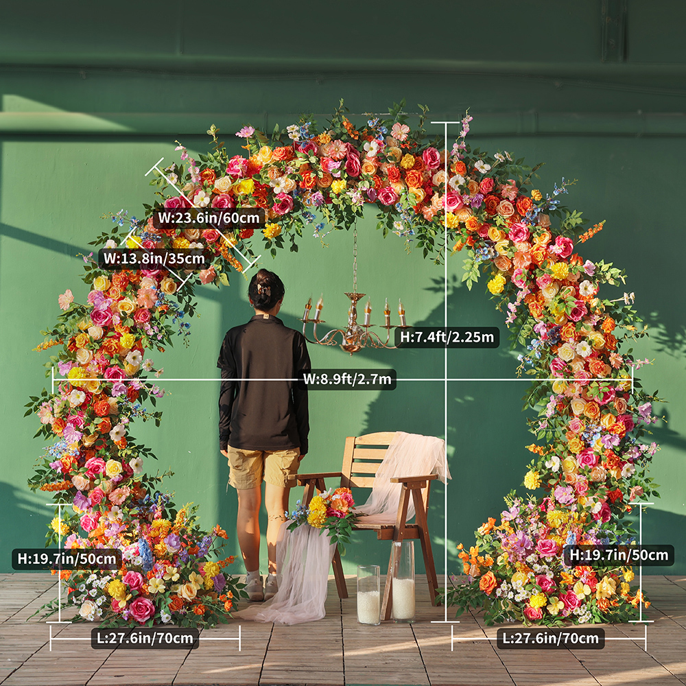 Orange Circle Artificial Flowe - Home Decor Orange 评论和价格