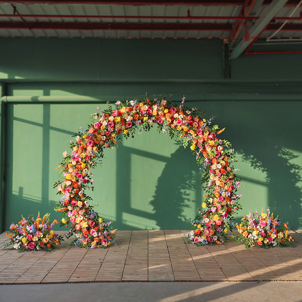 Orange Circle Artificial Flowe - Home Decor Orange 评论和价格