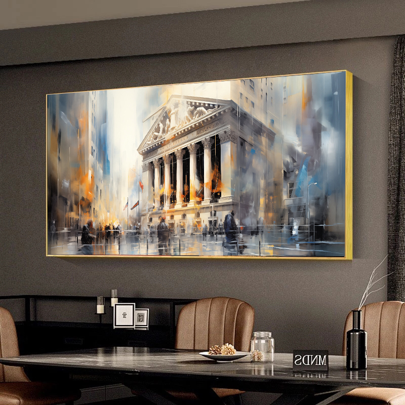 New York Stock Exchange Abstra - Home Decor Exchange 评论和价格