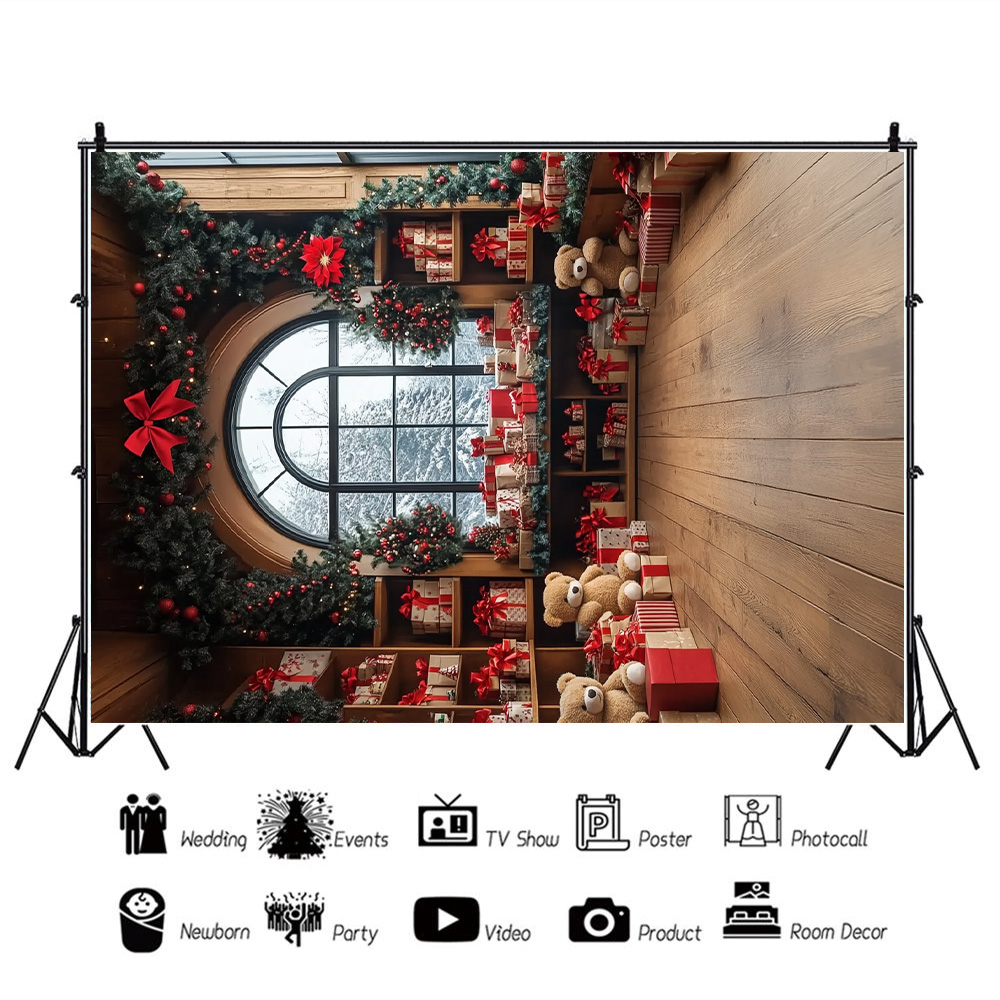 Christmas Doll Bear Photograph - Home Decor Vinyl Flooring 评论和价格