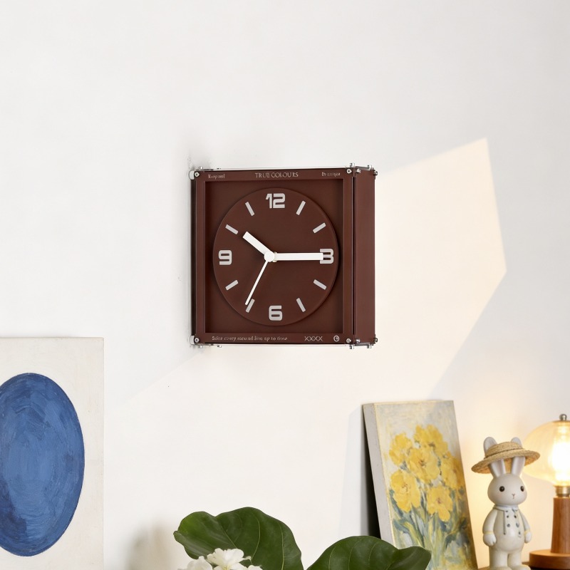 Creative Double Sided Wall Clo - Home Decor Mod 评论和价格