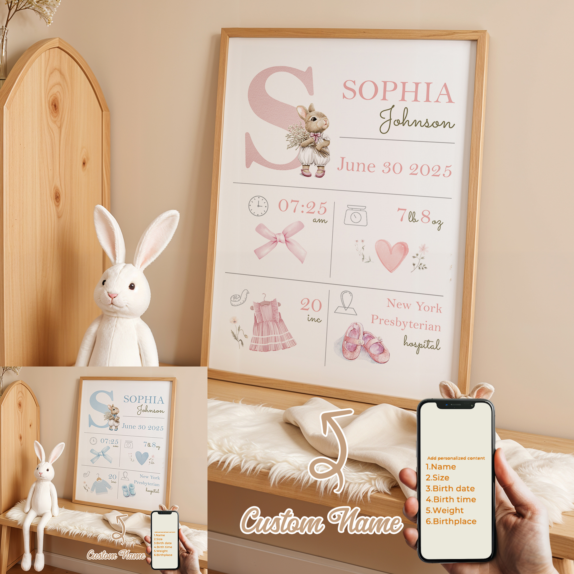 Personalized Custom Name Carto - Home Decor Wall Pictures 评论和价格