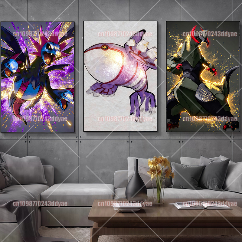 Classic Retro Pokemon Anime Co - Home Decor Wall Pictures 评论和价格
