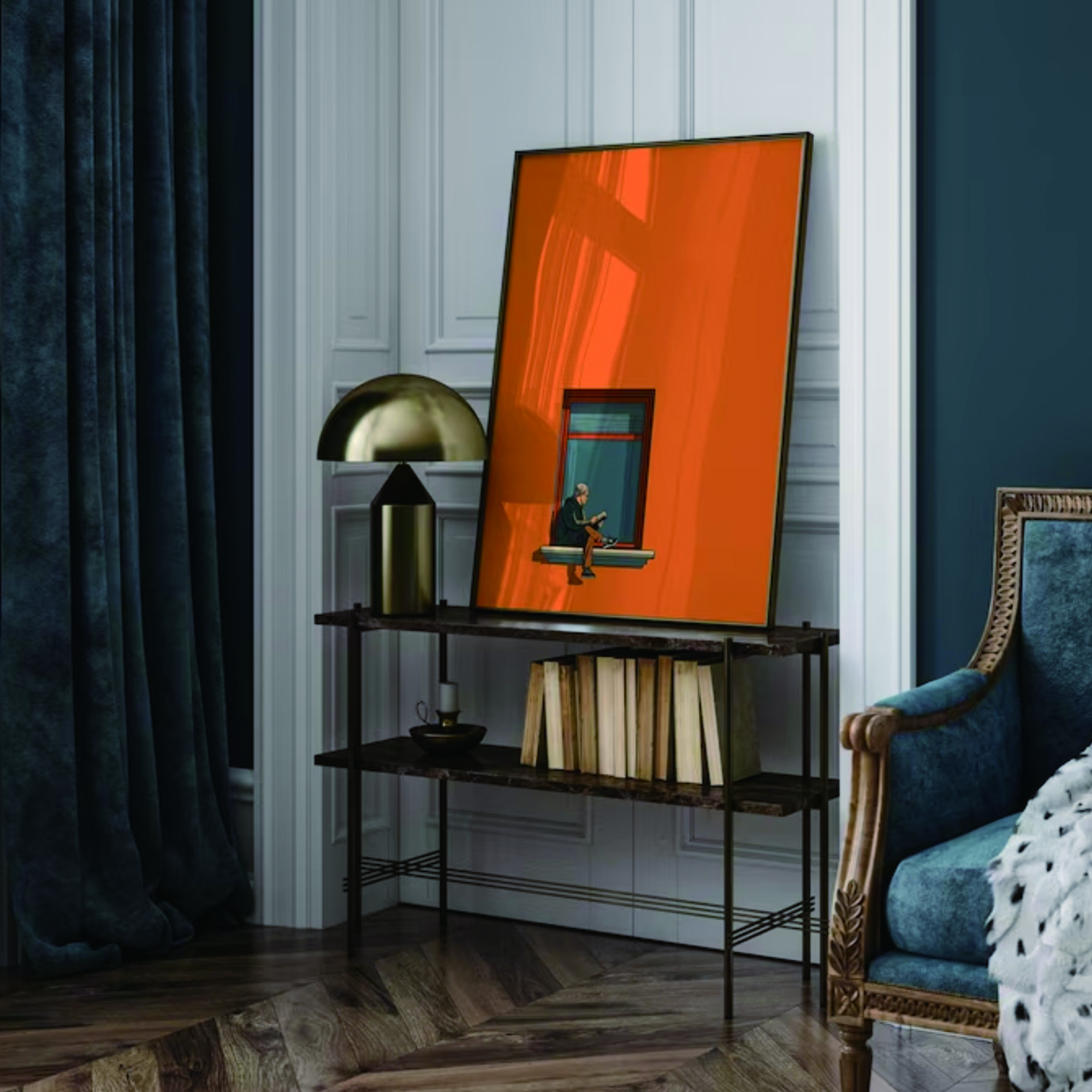 Orange Minimalist Dopamine War - Home Decor Orange 评论和价格