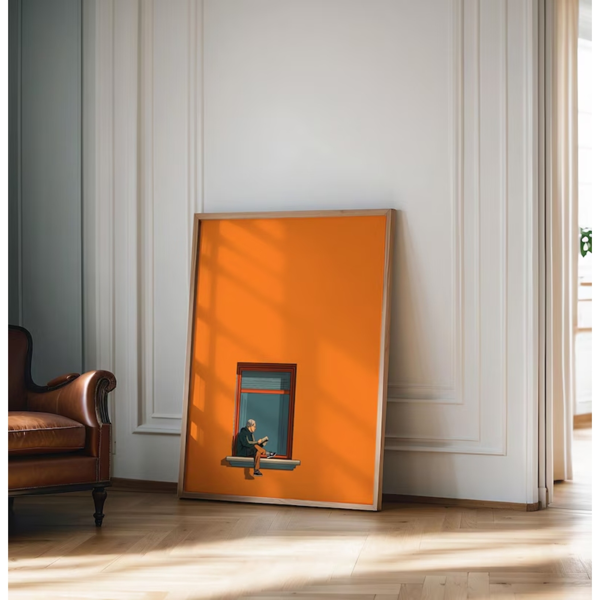 Orange Minimalist Dopamine War - Home Decor Orange 评论和价格