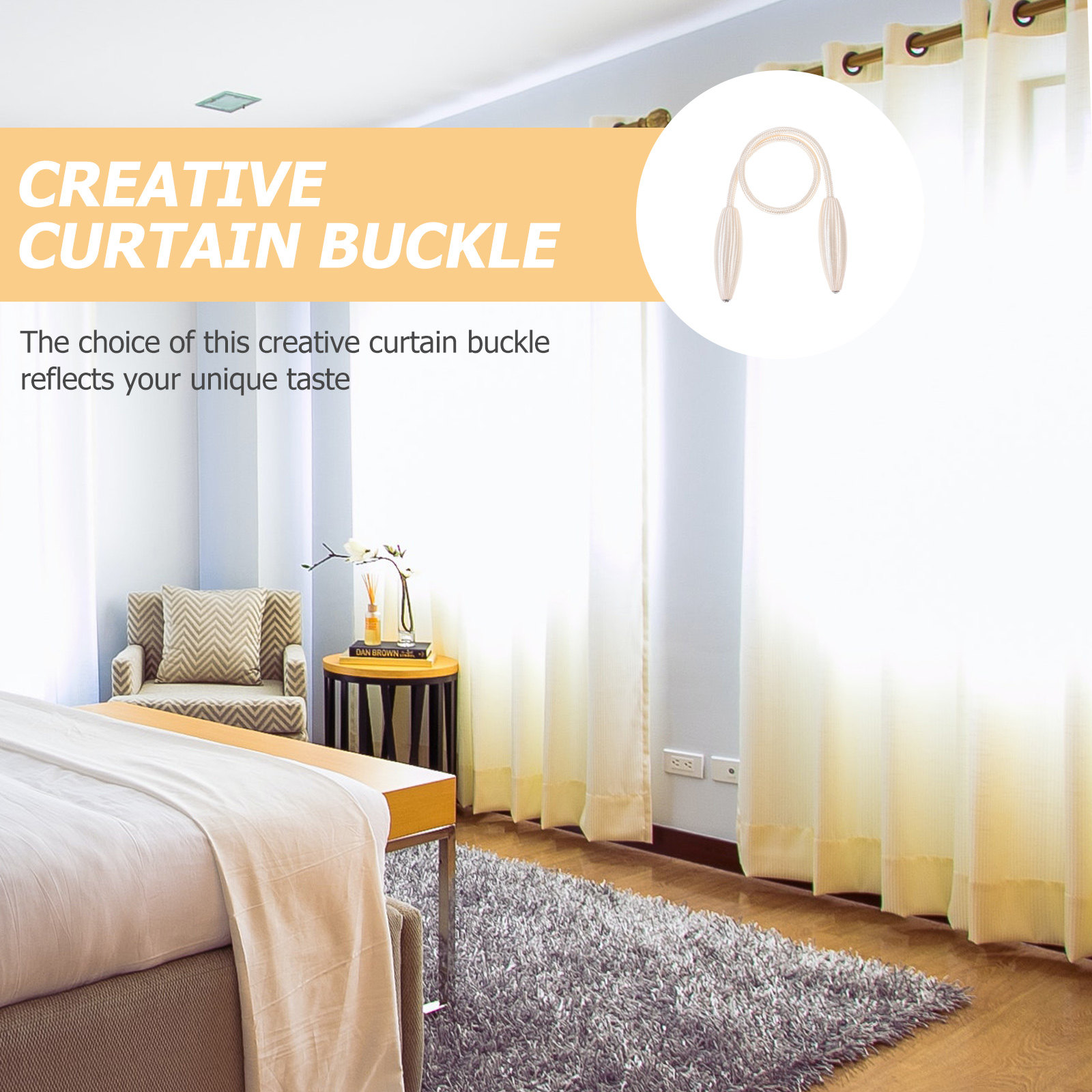 2Pcs Flexible Simple Curtain B - Home Decor Shop 评论和价格