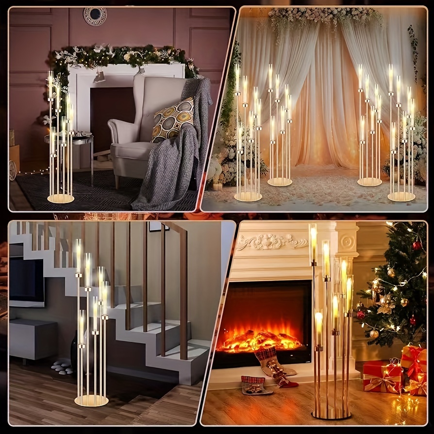 2 Sets Floor Candelabra 6 Arms - Flooring Home Decor 评论和价格