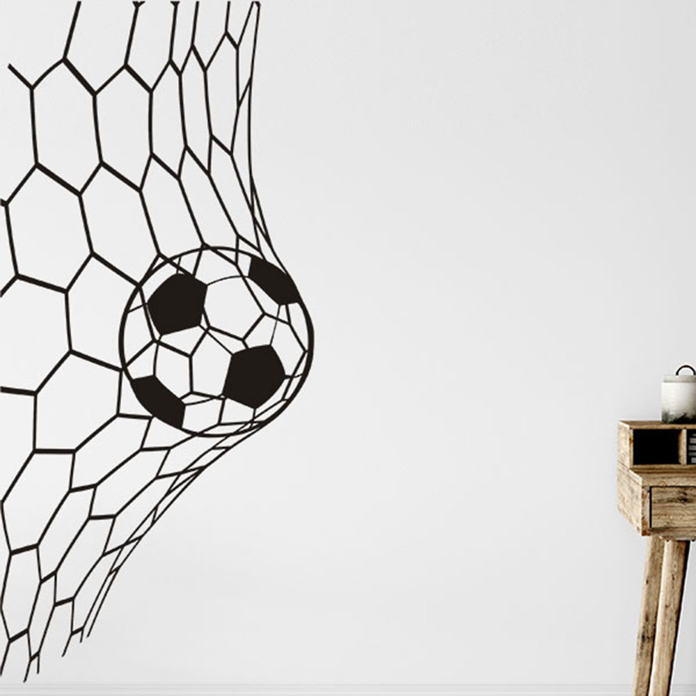 Large Soceer Goal Net Wall Sti - Home Decor Vinyl Flooring 评论和价格
