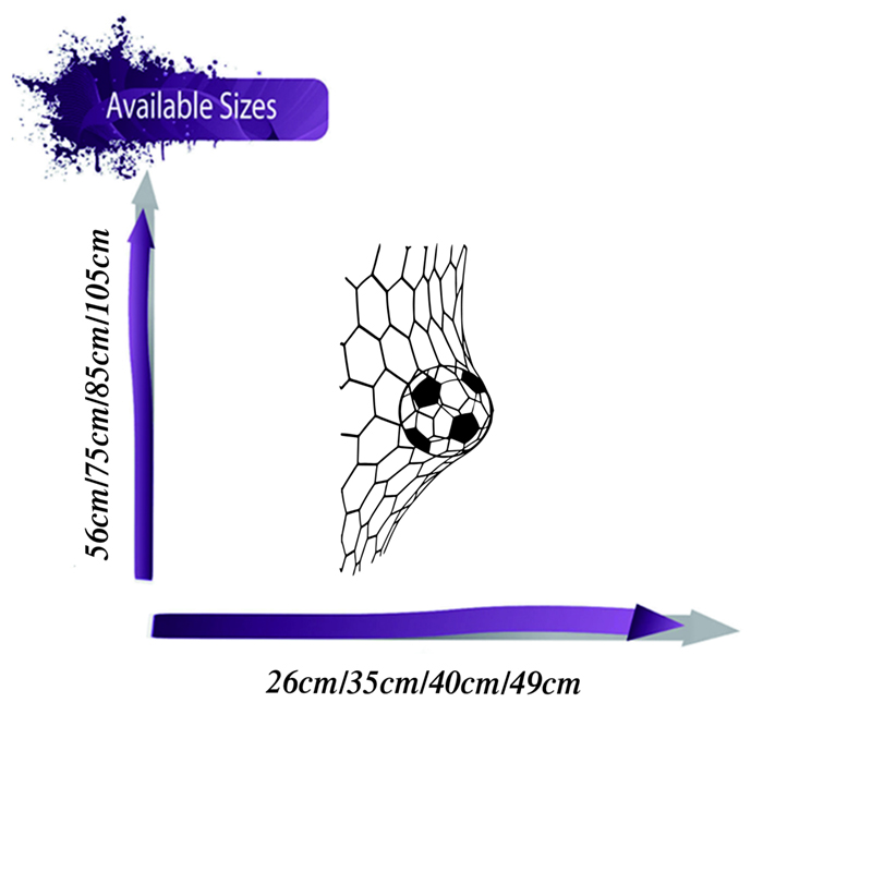 Large Soceer Goal Net Wall Sti - Home Decor Vinyl Flooring 评论和价格