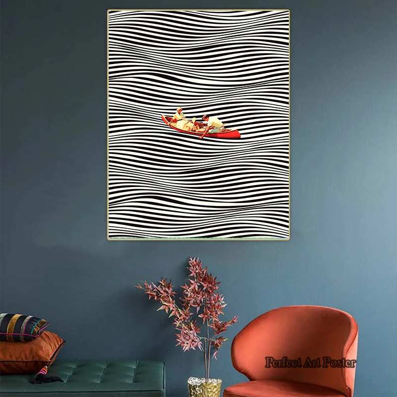 Optical Art Posters and Prints - Home Decor Orange 评论和价格