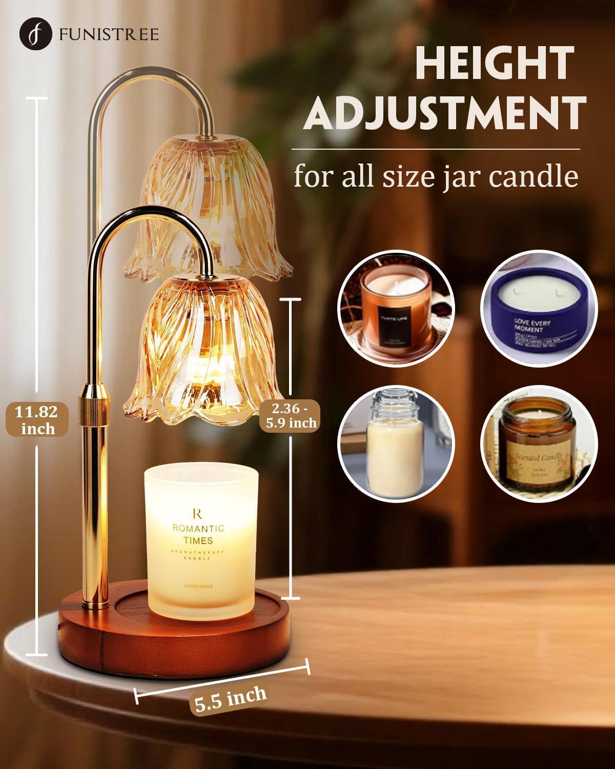 Candle Warmer Lamp Gold With T - Home Decor Product 评论和价格