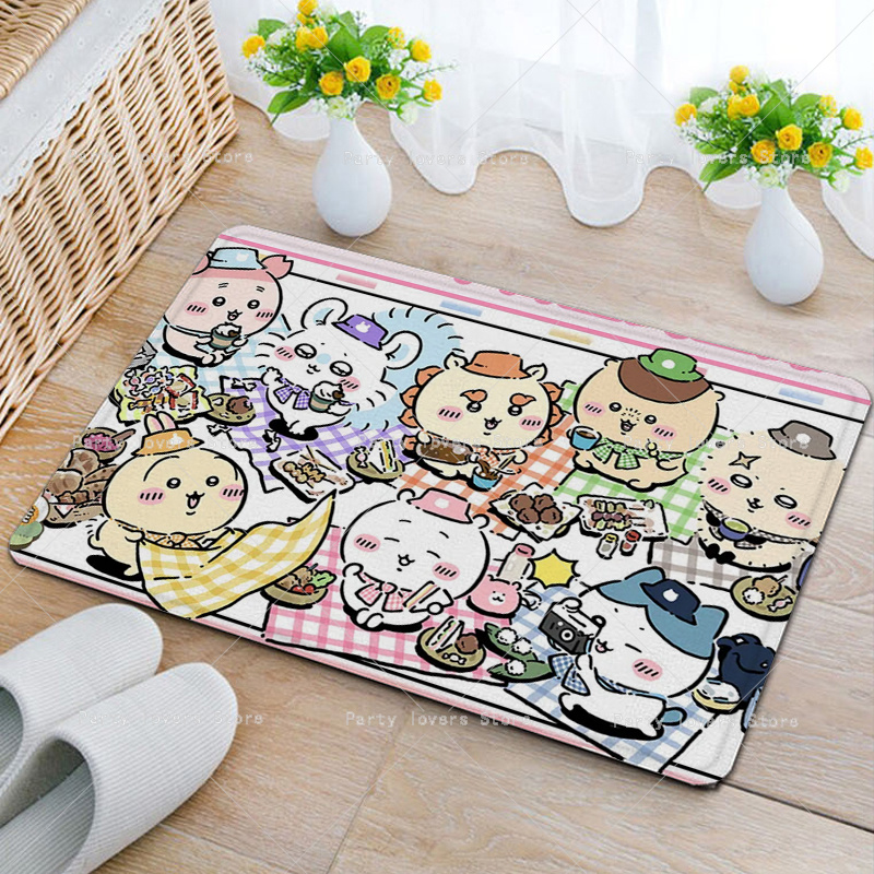 Anime Chiikawas Flannel Carpet - Flooring Home Decor 评论和价格