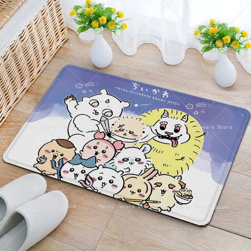 Anime Chiikawas Flannel Carpet - Flooring Home Decor 评论和价格