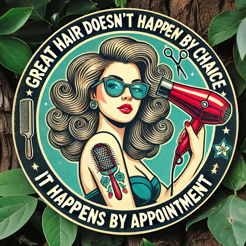 1pc Retro Hair Care Metal Alum - Home Decor Shop 评论和价格
