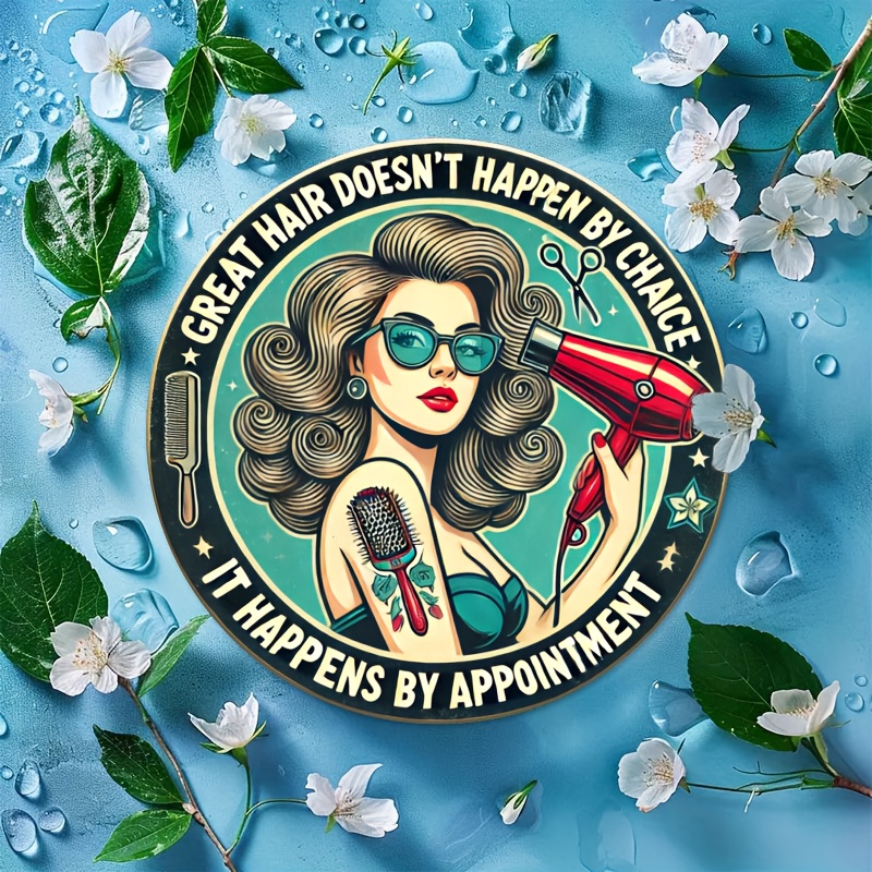 1pc Retro Hair Care Metal Alum - Home Decor Shop 评论和价格