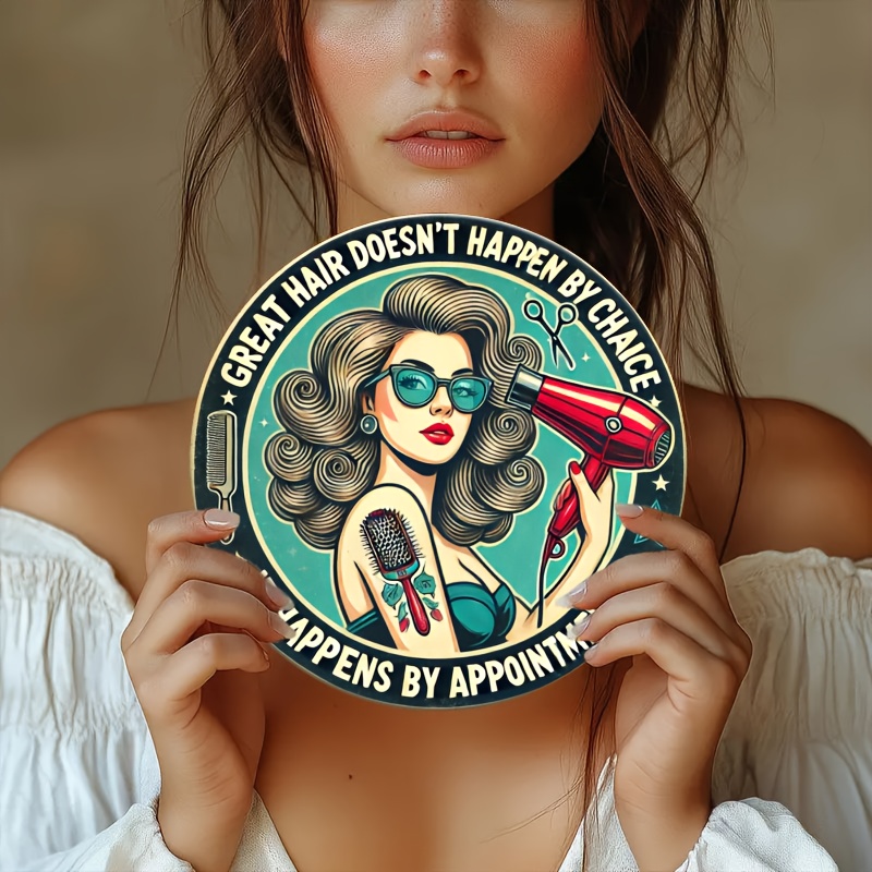 1pc Retro Hair Care Metal Alum - Home Decor Shop 评论和价格