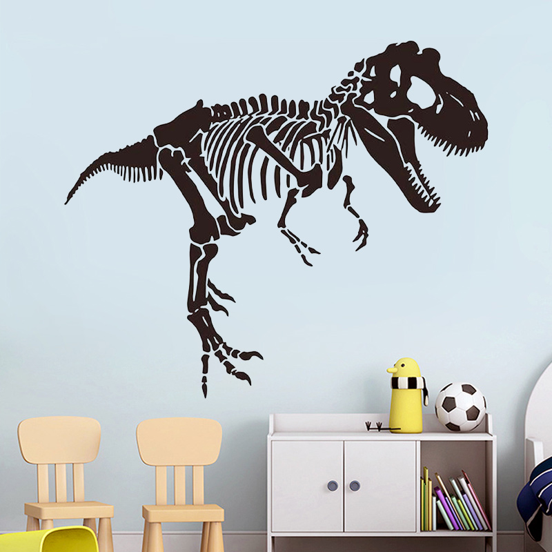 Skeleton T-Rex Dinosaur Wall S - Home Decor Vinyl Flooring 评论和价格
