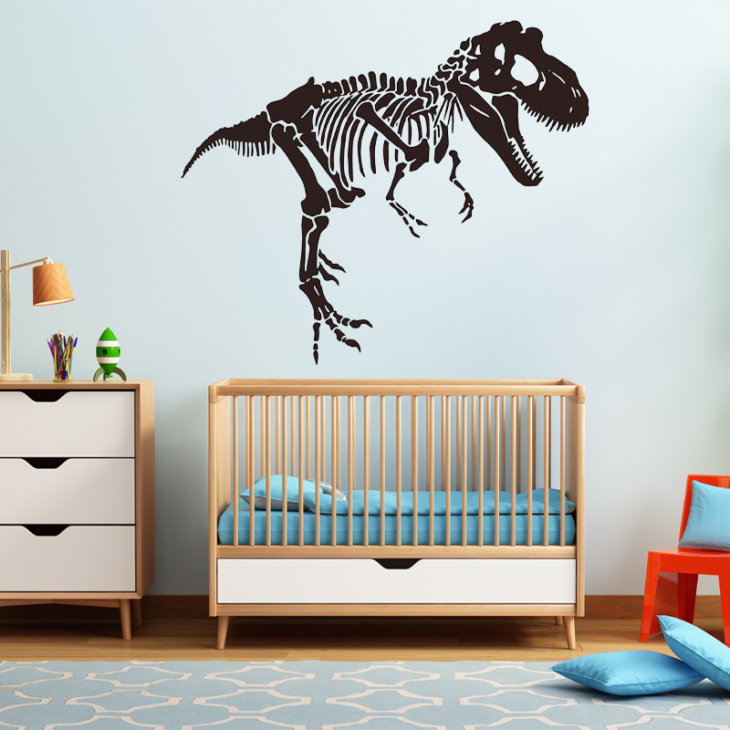 Skeleton T-Rex Dinosaur Wall S - Home Decor Vinyl Flooring 评论和价格