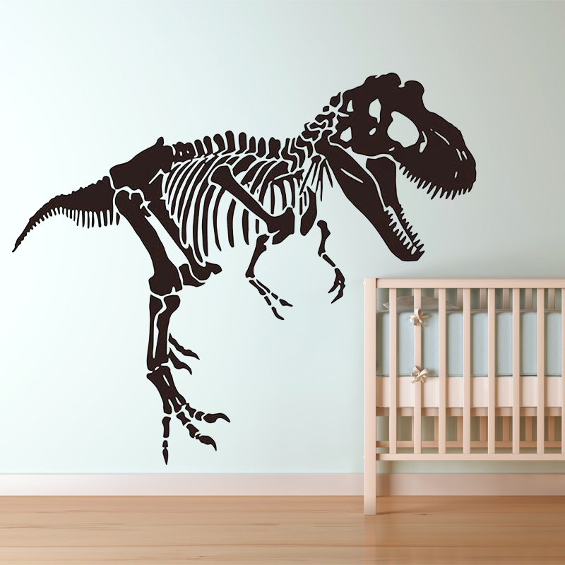 Skeleton T-Rex Dinosaur Wall S - Home Decor Vinyl Flooring 评论和价格