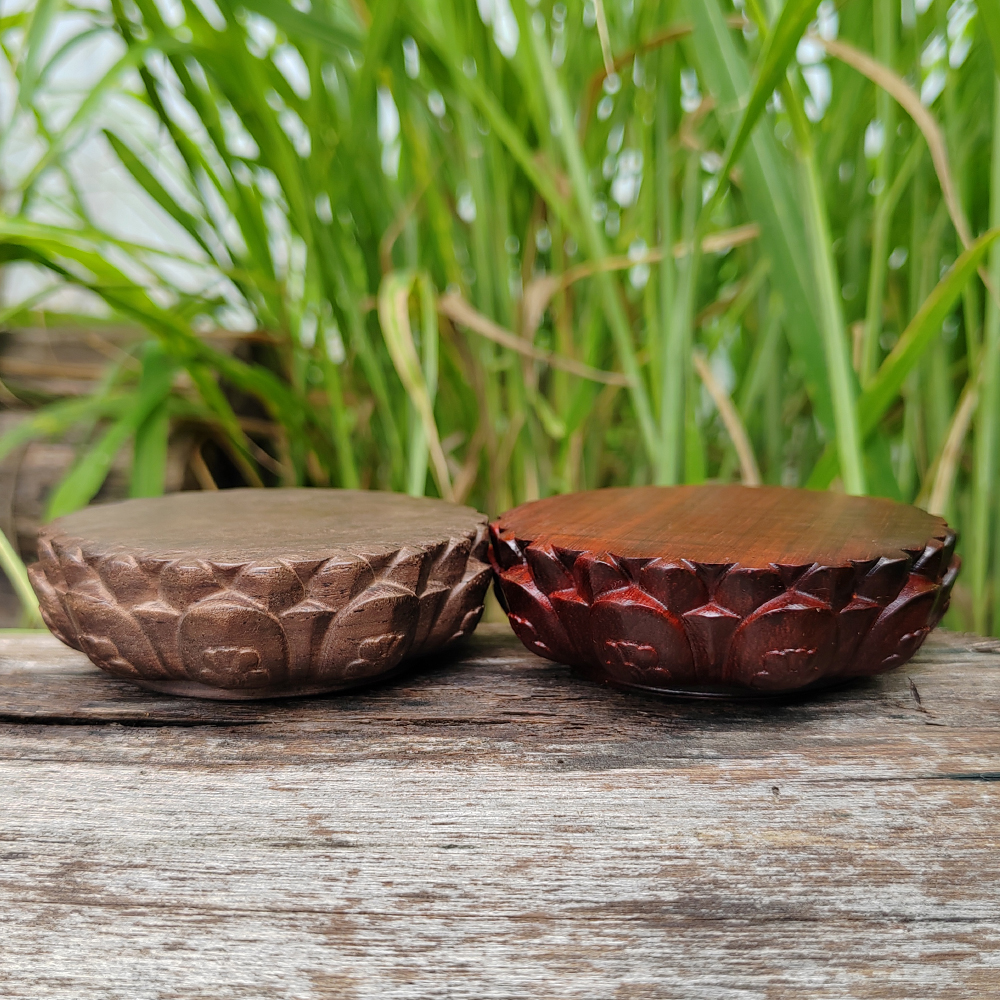 3inch Wooden Lotus Base Displa - Home Decor Exchange 评论和价格