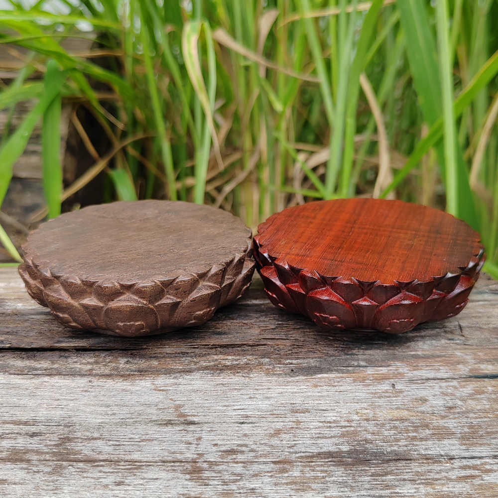 3inch Wooden Lotus Base Displa - Home Decor Exchange 评论和价格