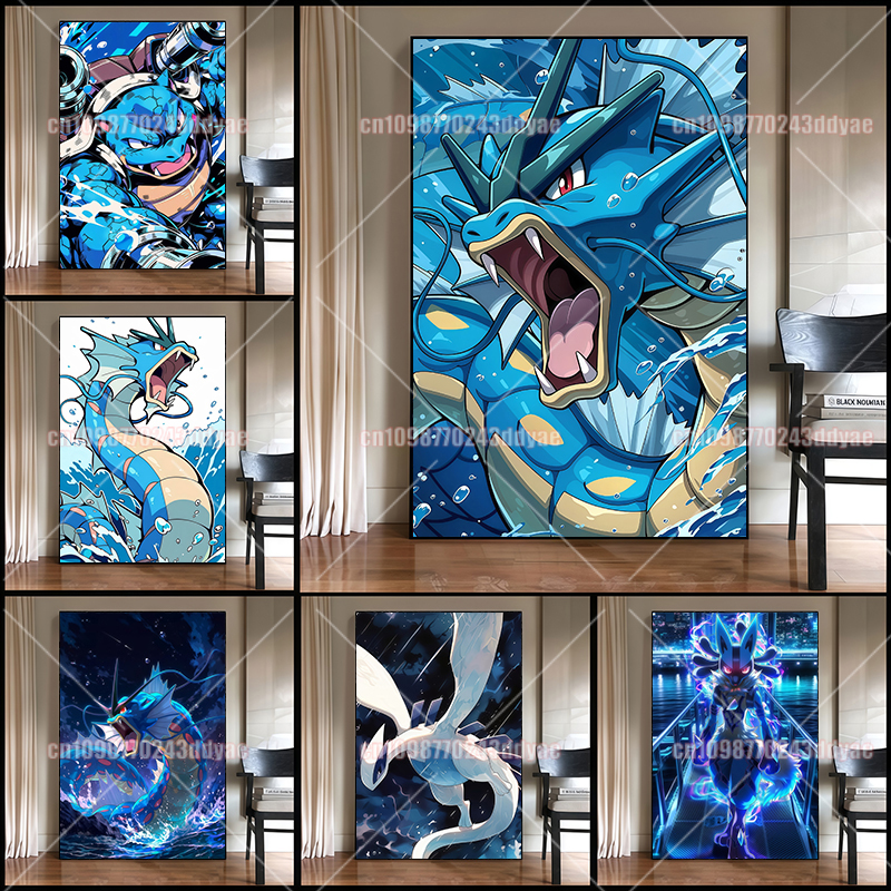Anime Pokemon Canvas Painting  - Home Decor Wall Pictures 评论和价格