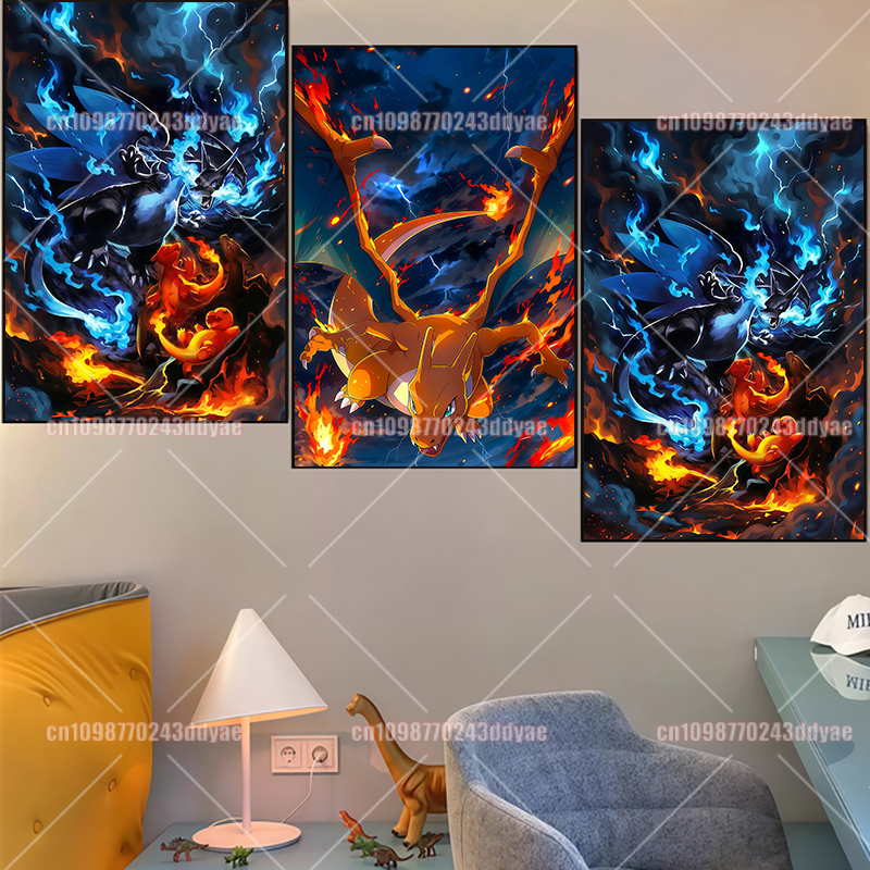 Anime Pokemon Canvas Painting  - Home Decor Wall Pictures 评论和价格