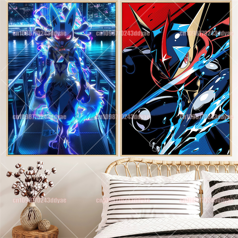 Anime Pokemon Canvas Painting  - Home Decor Wall Pictures 评论和价格