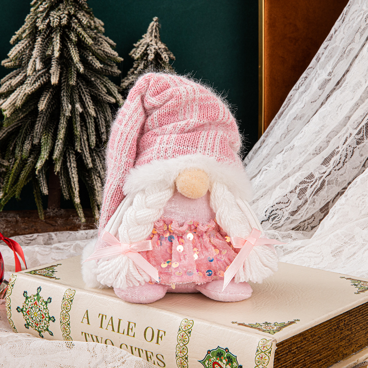 Christmas Gnome Decor Glitter  - Home Decor Exchange 评论和价格