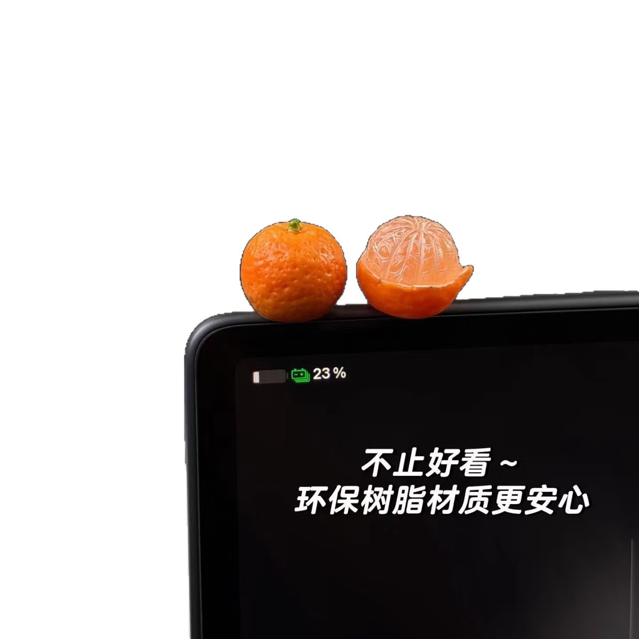 Cute Orange Ornament Kawaii Mi - Home Decor Orange 评论和价格