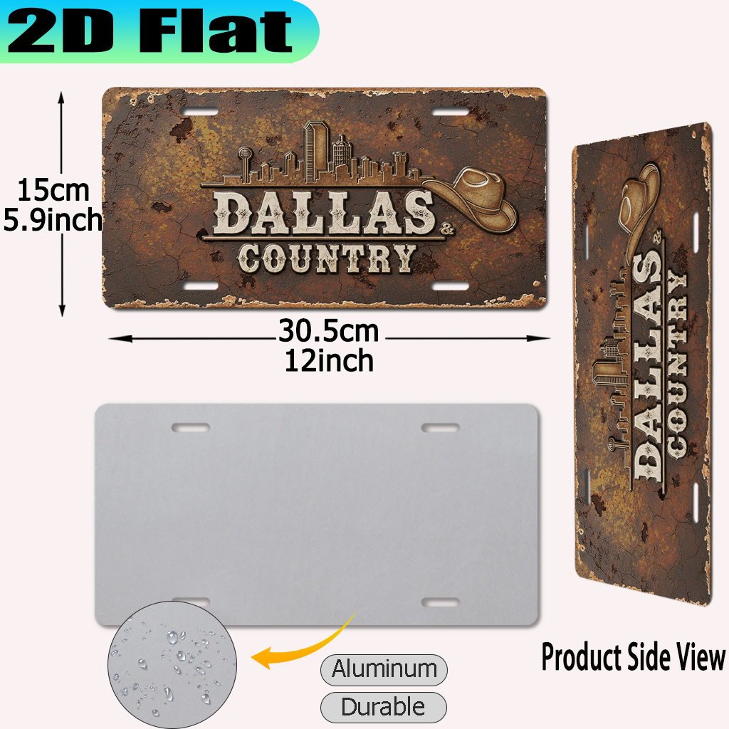 Dallas Country Cityscape AL Si - Home Decor Dallas 评论和价格