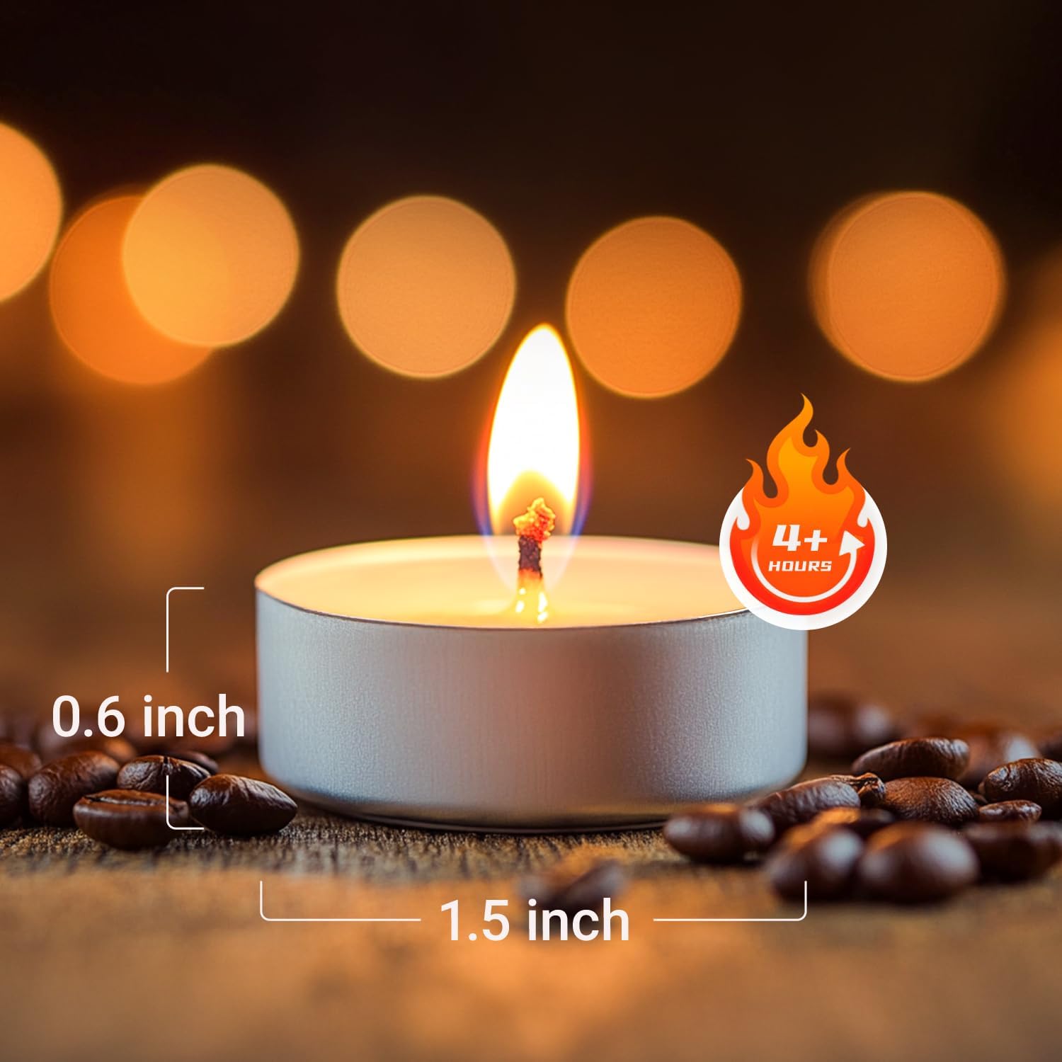 Tea Lights Candles Bulk 200 Pa - Home Decor Product 评论和价格