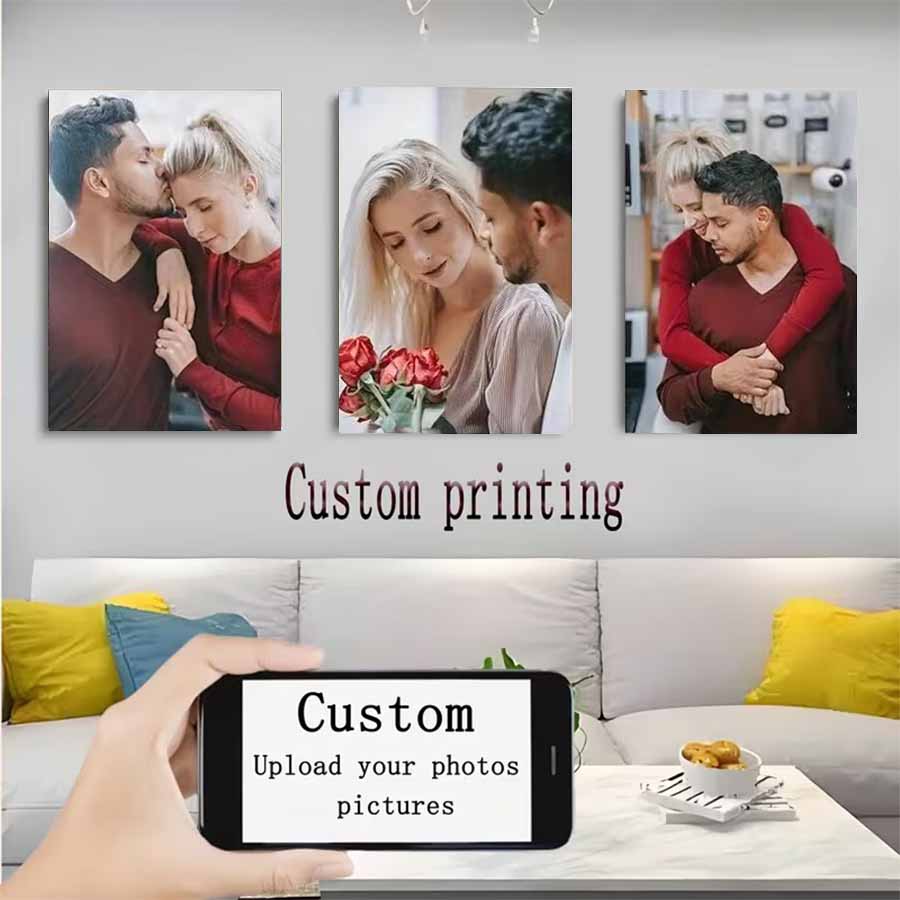 3pcs/set Custom Canvas Print P - Home Decor Wall Pictures 评论和价格