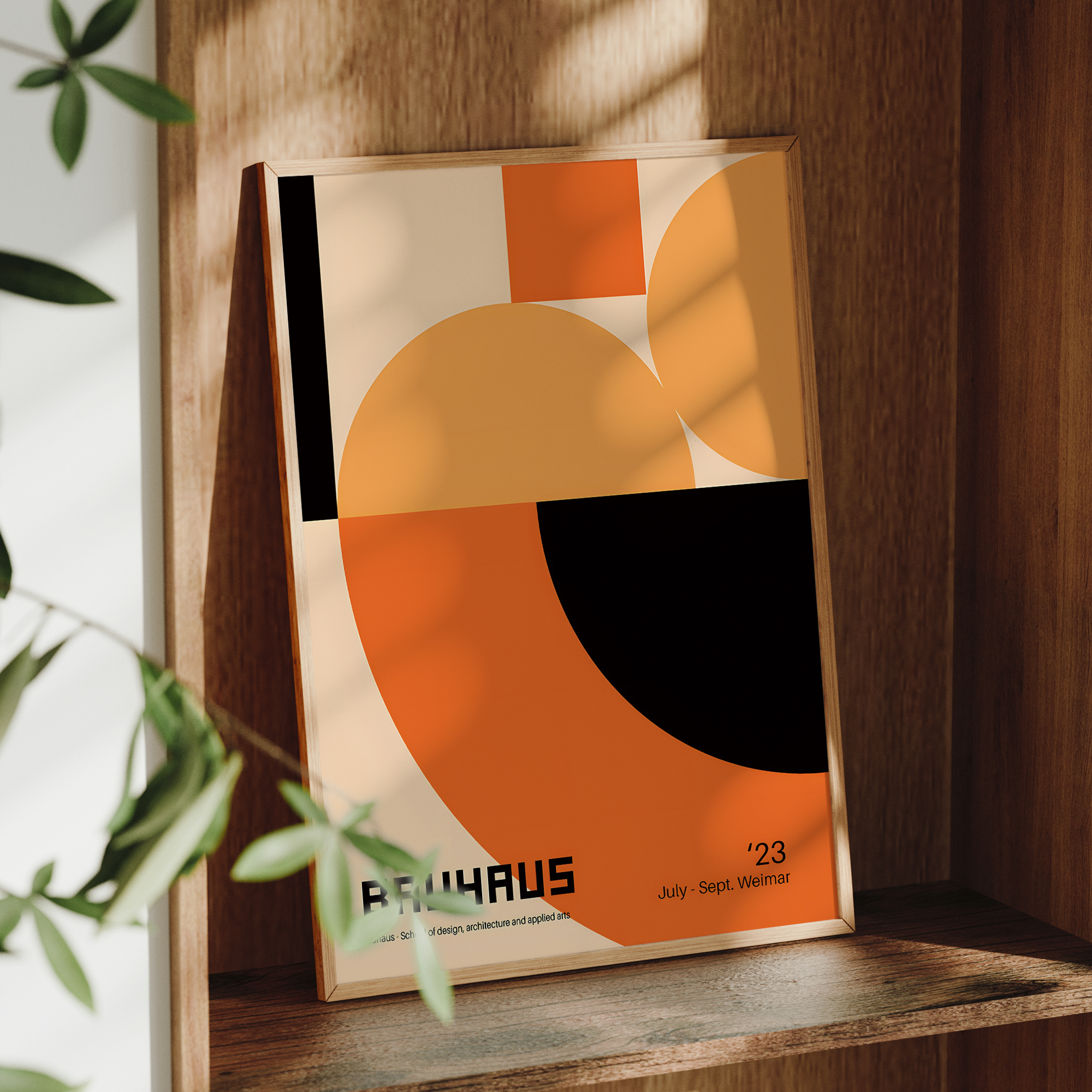 Modern Geometry Bauhaus School - Home Decor Wall Pictures 评论和价格