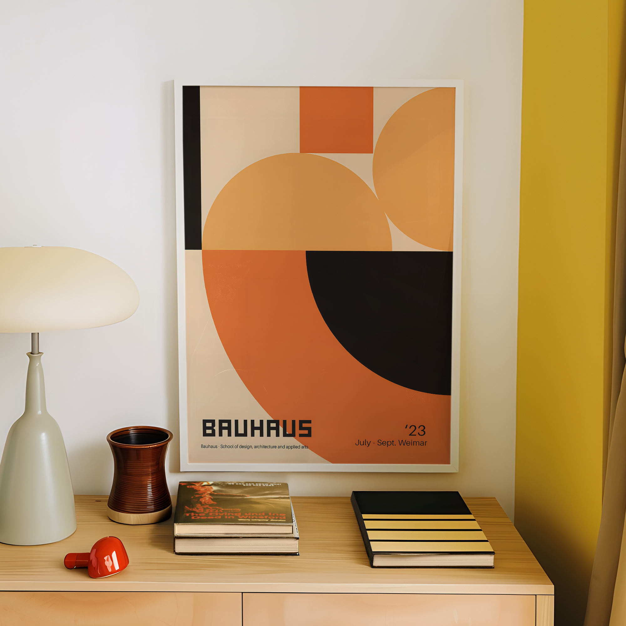 Modern Geometry Bauhaus School - Home Decor Wall Pictures 评论和价格